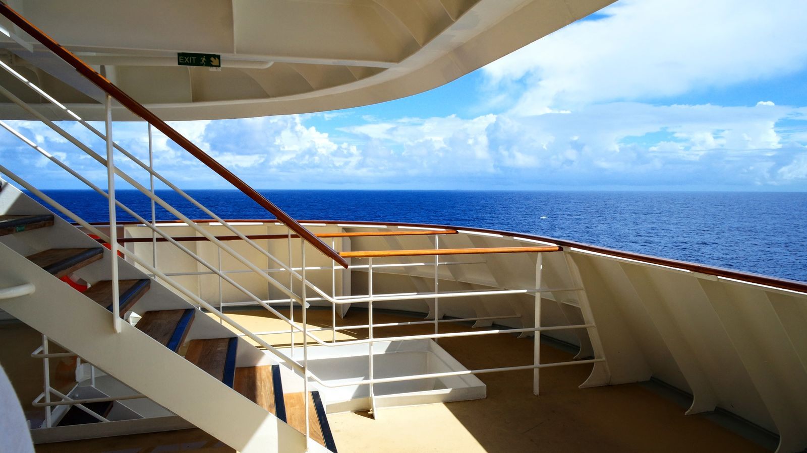 Sea view from a ship